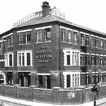1917 Factory offices on corner of Canbury Park Road and Elm Crescent
