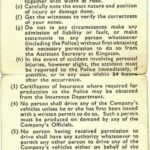 1944 - Hawker instructions to drivers. Source: Gay Family Archive