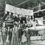 1944 - Langley staff with 'The Last of the Many'. Source: Keith Neale
