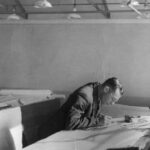 1945 - Jim Berryman in the Design Office at Canbury Park Road. Source: Jim Berryman