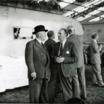 1948 - Sir Frank Spriggs and Sydney Camm at the SBAC show, Farnborough
