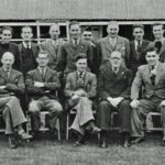 1950 or 1951 The Works Committee at Langley. Source: Link