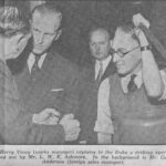 19th May 1953 The Duke of Edinburgh visiting the Canbury Park Road factory. Source: Surrey Comet 20th May 1953 p.1.