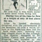 September 1953 The Surrey Comet reports the success of the World Air Speed Record attempt. Source: Surrey Comet 9th September 1953, p. 1