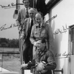 1954 - Signed photograph of Hawker Test Pilots.
