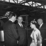 5th July 1954 Princess Margaret visiting Squires Gate Blackpool. Source: Jennifer Clarke