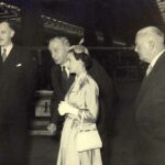 5th July 1954 Princess Margaret visiting Squires Gate, Blackpool. Source: Jennifer Clarke