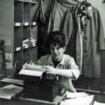 1959 - Mary Stark in the Goods-In Office. Source: Mary Stark