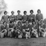 1976-1028 Dunsfold Inter-departmental football team. 6th May 1976. Source: Derek Vine