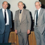 Peter Hickman (left), Harold Tuffen (centre) and Gordon Jefferson (right)