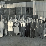 The Casemaking Department in 1976. John Richardson is the tallest and standing centre, back row