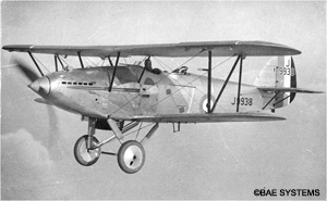 1928 Hawker Hart light bomber