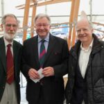 Barry Pegrum, Les Palmer and Ambrose Barber of the Hawker Association and the Kingston Aviation Heritage Trust