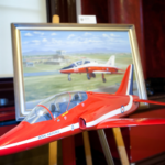 BAE Systems model Hawk advanced trainer and Mark Bromley painting