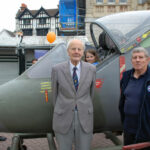 Ralph Hooper with the Boscombe Down Aviation Collection Harrier GR3 cockpit