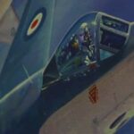 Mark Bromley painting of Hawker Sea Hawk