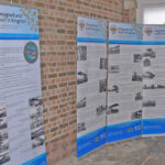 Set of four exhibition panels telling the story of the Sopwith Aviation Company
