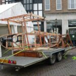 The reproduction Sopwith Tabloid racing floatplane returns to the Brooklands Museum to be completed.